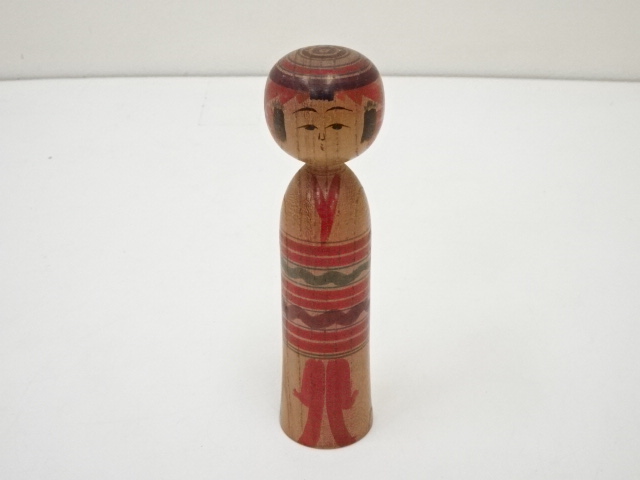 郷土玩具　新山福雄造　こけし（17.3cm）